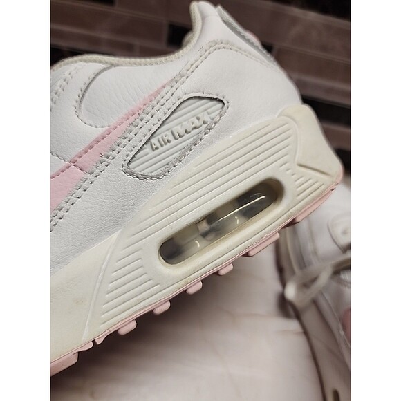 NIKE Air Max Girl's Sz 5Y White Pink Walking Activewear School Travel CD6864-121 - Picture 5 of 11